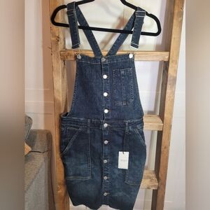 Judy Blue Dark Wash Denim Overall Dress